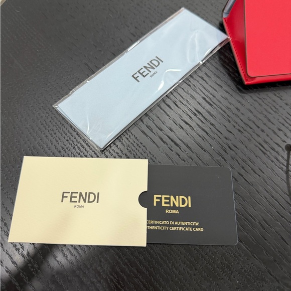 Fendi Rose Gold Aviator Sunglasses main image 4